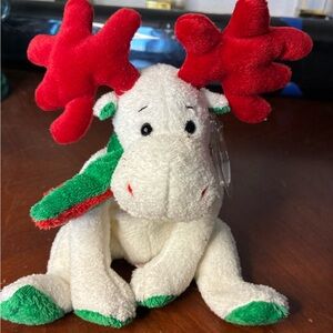 TY Beanie Baby - MOOSLETOE the Moose - NEW Christmas Moose Stocking Stuffer Cute